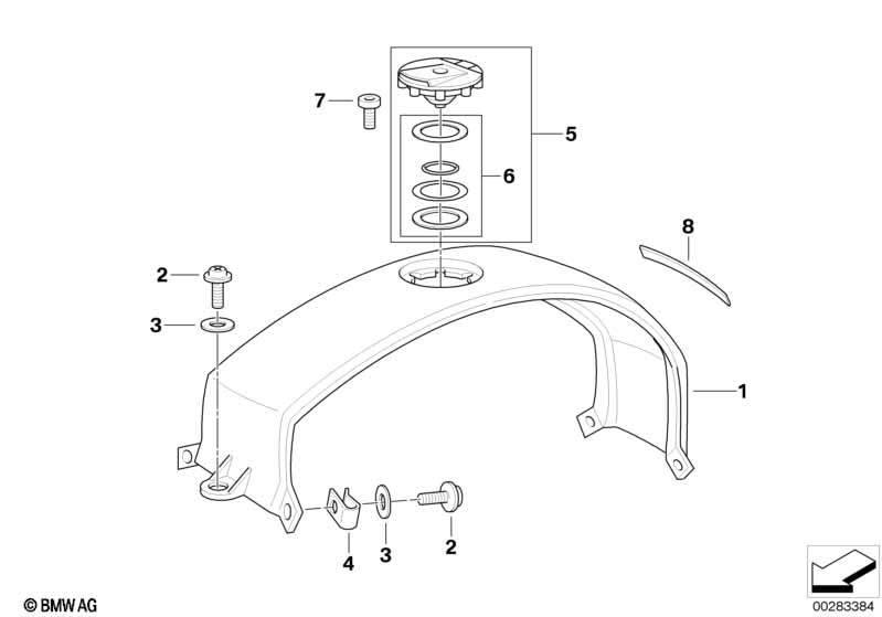 Кожух топл.бака-запорн.механ.топл.бака
