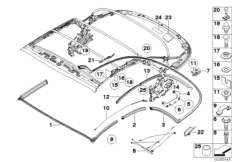 Складной верх дополнительные элементы