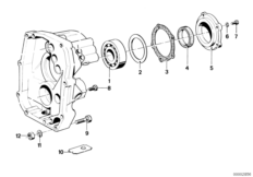 Getrag 242 Крышка и дополнит.элементы