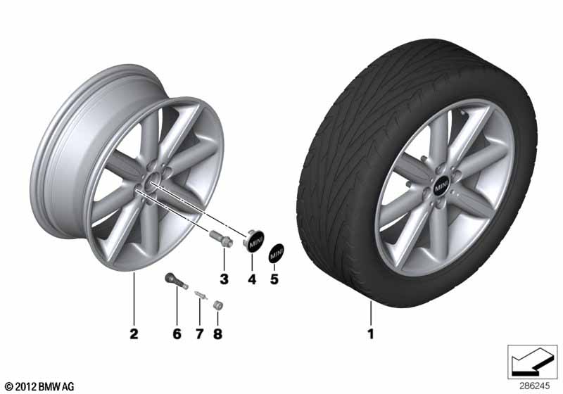 Колесный диск 7Jx17 ET:48 R131