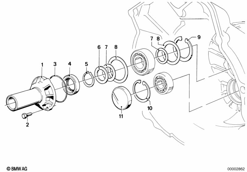 Getrag 242 Картер и дополнит.элементы