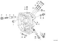 Getrag 242 Вн.дет.механ.ПП./привод спид.