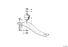 Крепление КПП