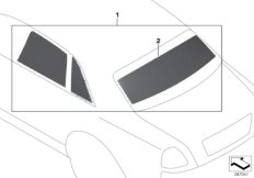 К-т доосн.,шторка задней части салона
