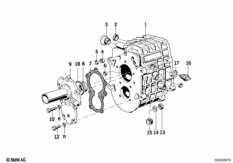 Getrag 262 Картер и дополнит.элементы