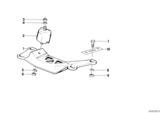 Крепление КПП