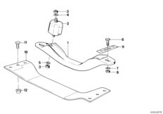 Крепление КПП