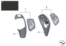 Накл. M Performance ручки рычага сел.