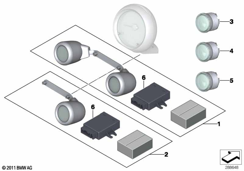 Комплект дооснащения дополнит.приборов