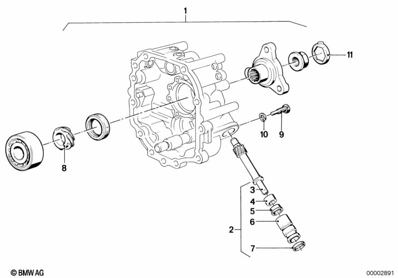 Getrag 262 Привод спидометра