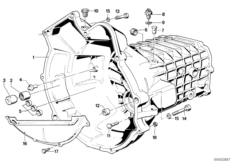 Getrag 242 Картер и дополнит.элементы