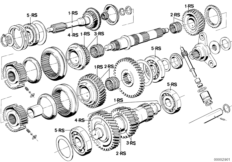 Getrag 262 Ремкомплекты блоков шестерен