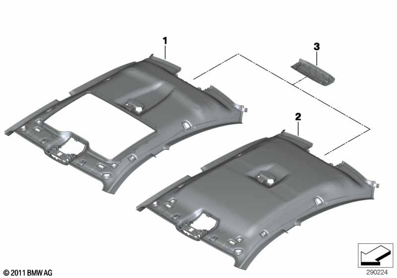 Инд.фасонная панель потолка Alcantara