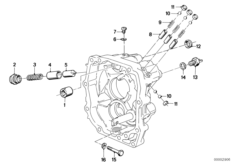 Getrag 242 Внутрен.детали механизма ПП