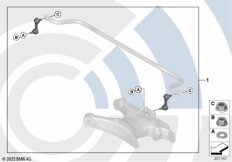 Ремкомплект стойки штанги стабилизатора