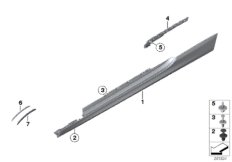Накладка порог / арка колеса