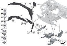Дополнительные элементы моторного отсека
