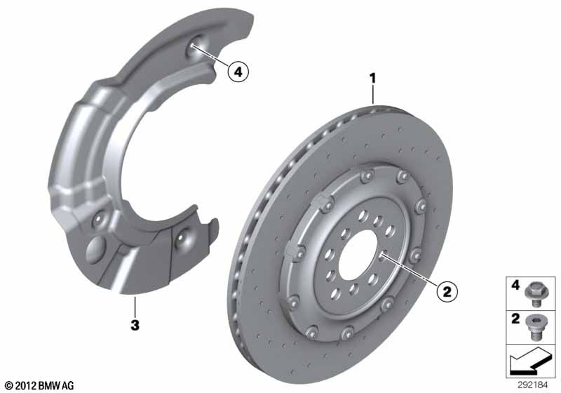 Тормозной диск заднего колеса с отв.