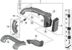 Глушитель шума всас./смен.элем.фил./HFM