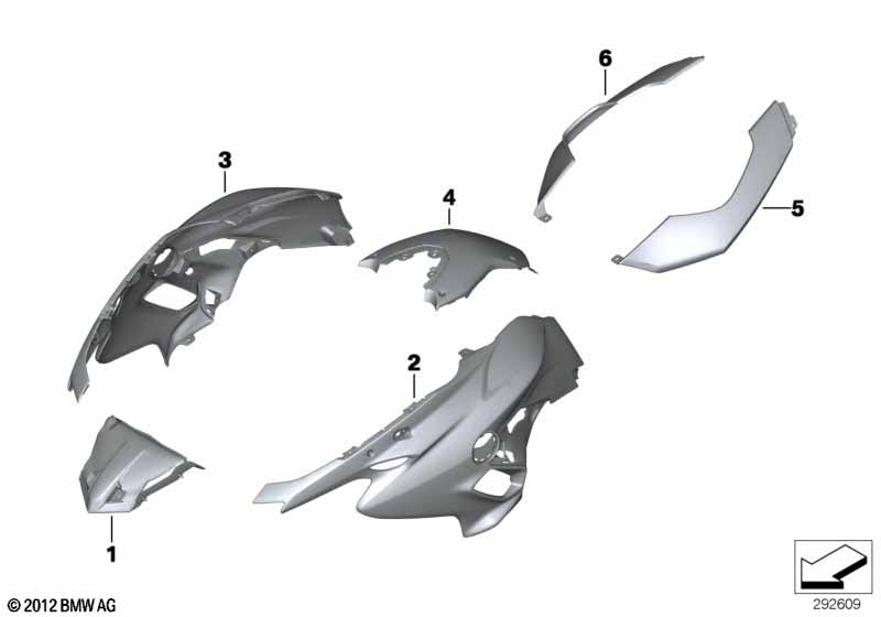 Окрашенные части U716 темно-черный