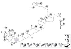Трубопровод тормозного привода Зд