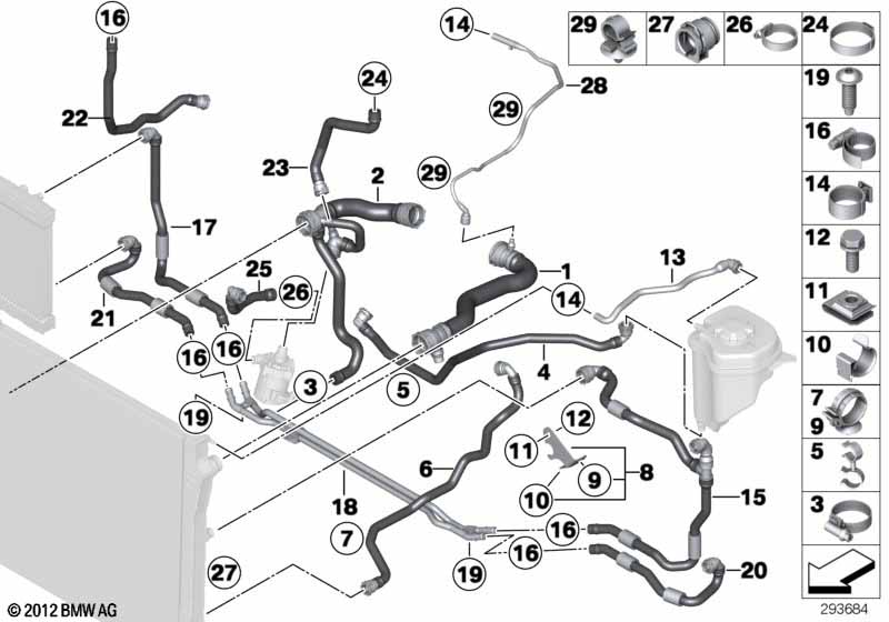 Шланги системы охлаждения