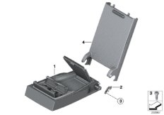 Средний подлокотник сиденья Зд