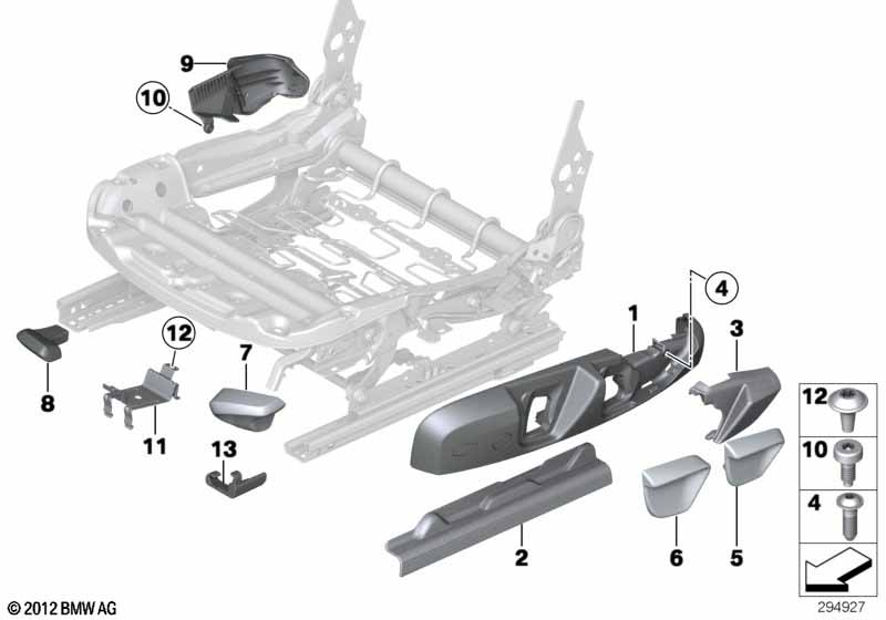 Сиденье Пд накладки сиденья