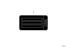 Шильдик базового ЭБУ DME