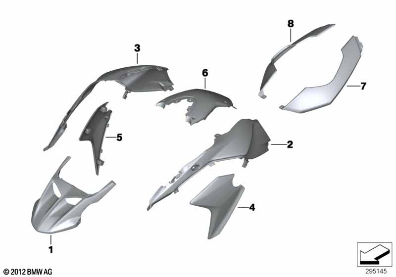 Окрашенные детали WND2 Black Storm met.