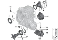 Детали раздаточной коробки ATC 350
