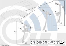 Монтажный комплект стеклоподъемника