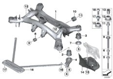 балка заднего моста