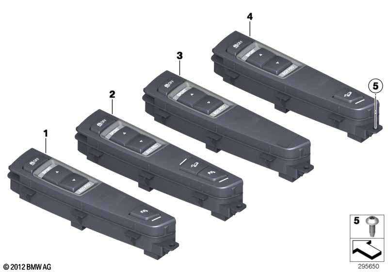Панель управления в центральной консоли