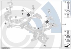 Рем.к-т рез.-мет.шарнира поп.рыч.подв.