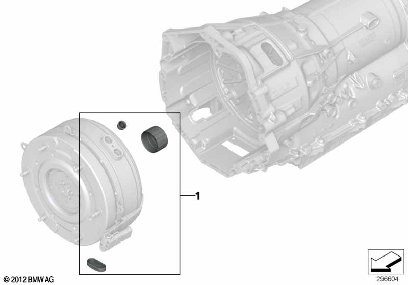 GA8P70H, соед.детали гибридного привода
