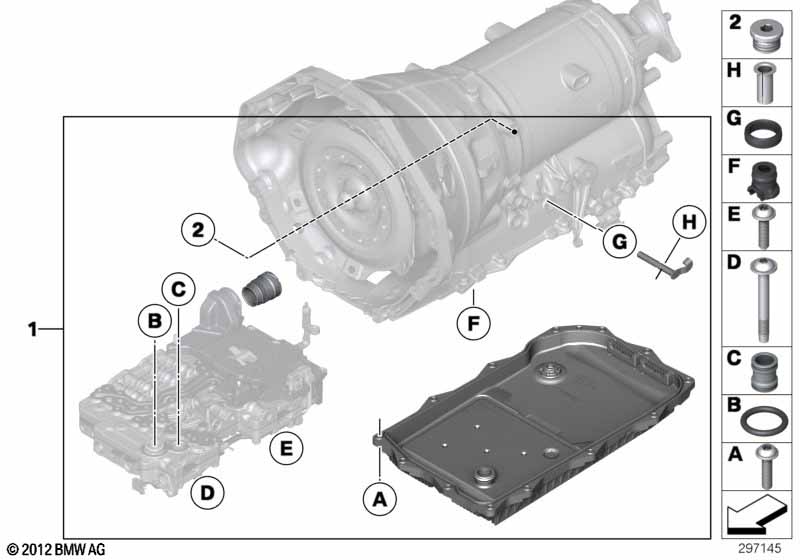 Селекторный вал GA8HP45Z