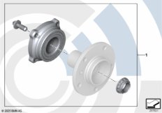 К-т подшипн.ступицы колеса Зд/Value Line