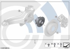 К-т подшипн.ступицы колеса Зд/Value Line