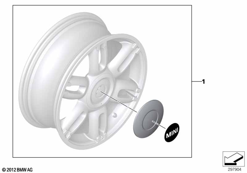 Колпак ступицы колеса