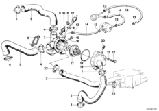 Термостат сист.охлаждения/водяной шланг
