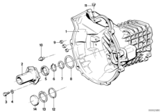 Getrag 245/2/4 картер+вспом.оборудование