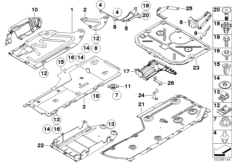 Облицовка днища кузова
