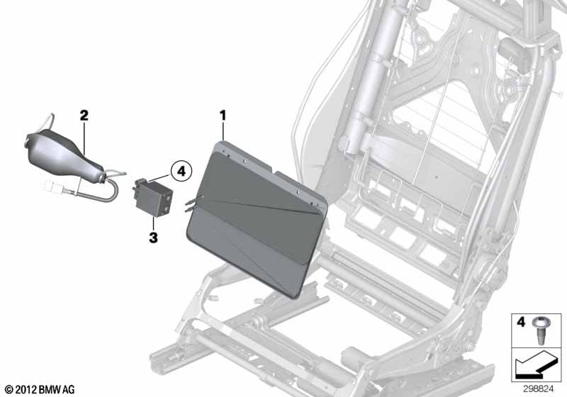 Поясничная опора переднего сиденья