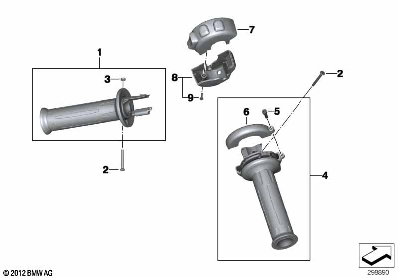 Ручка руля обогреваемая