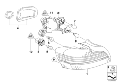 Блок задних фонарей