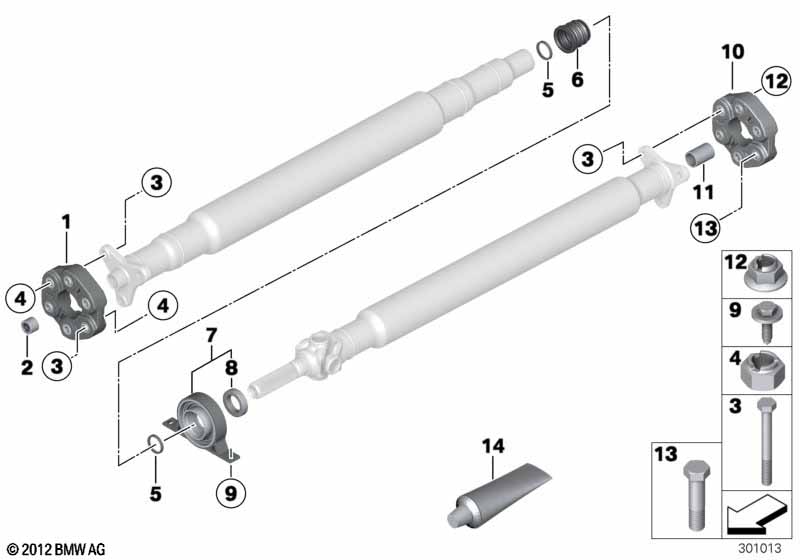 Детали карданного вала