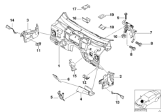 Детали щитка передка