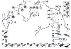 Трубопровод тормозного привода Пд