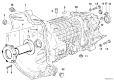 Getrag 260/5/50 (Sport) Картер и доп.эл.